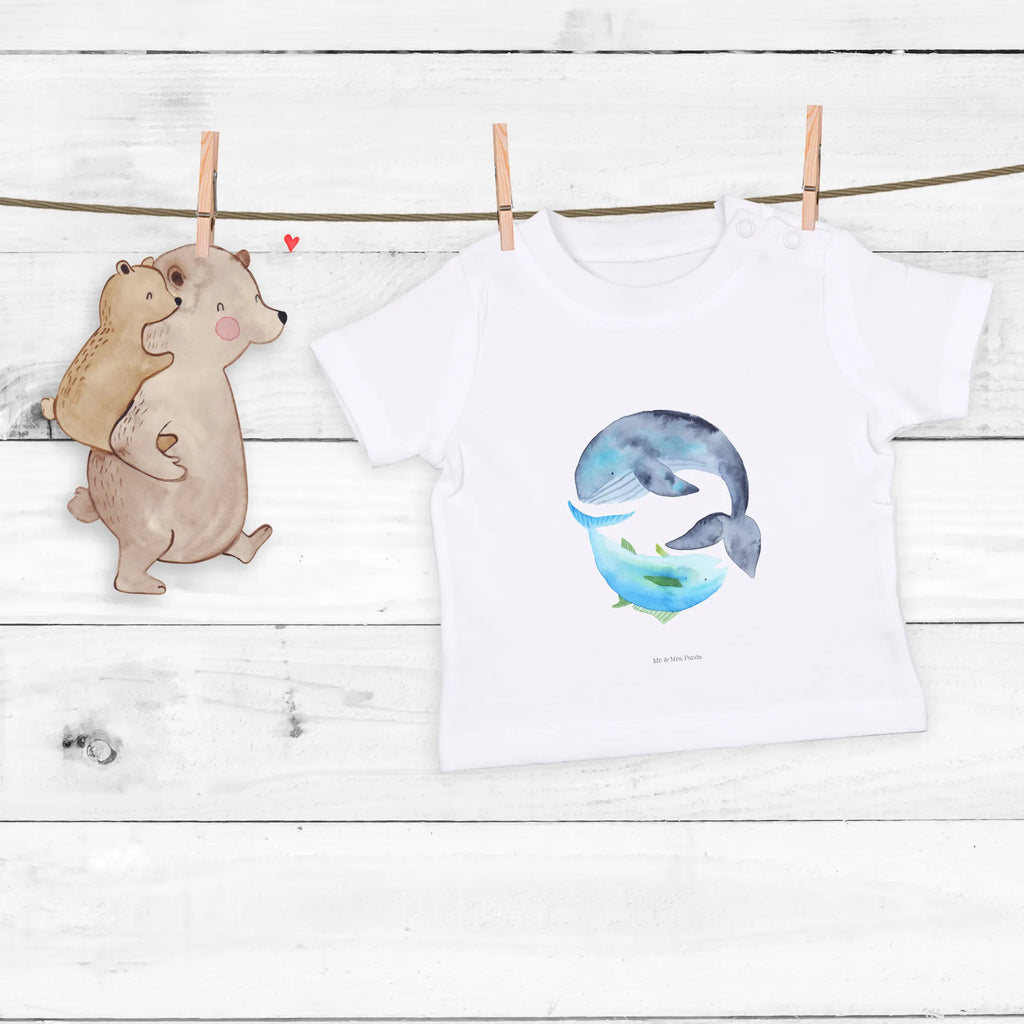 Organic Baby Shirt Walfisch Thunfisch Baby T-Shirt, Jungen Baby T-Shirt, Mädchen Baby T-Shirt, Shirt, Tiermotive, Gute Laune, lustige Sprüche, Tiere, Wal, Wahl, Tunfisch, Wortwitz lustig, Spruch lustig, Flachwitz, Witz, Spruch des Tages, Flachwitz Geschenk