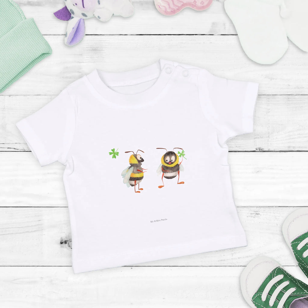 Organic Baby Shirt Hummeln Kleeblatt Baby T-Shirt, Jungen Baby T-Shirt, Mädchen Baby T-Shirt, Shirt, Tiermotive, Gute Laune, lustige Sprüche, Tiere, Hummel, Biene, Spruch positiv, Biene Deko, Spruch schön, glücklich sein, glücklich werden, Spruch fröhlich