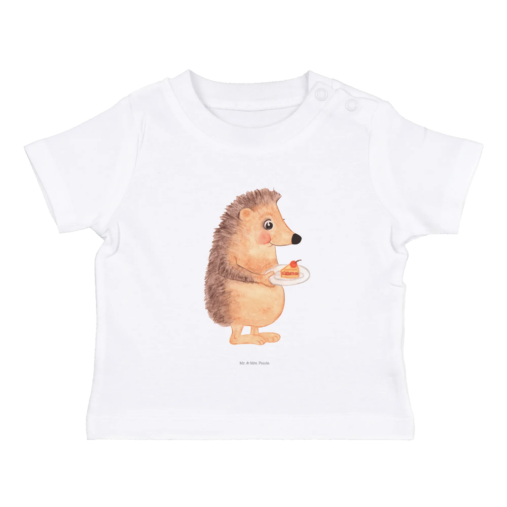 Organic Baby Shirt Igel Kuchenstück Baby T-Shirt, Jungen Baby T-Shirt, Mädchen Baby T-Shirt, Shirt, Tiermotive, Gute Laune, lustige Sprüche, Tiere, Igel, Essen Spruch, Kuchen, Backen Geschenk, Kuchen backen, Einladung Party, Geburtstagskuchen, Torte