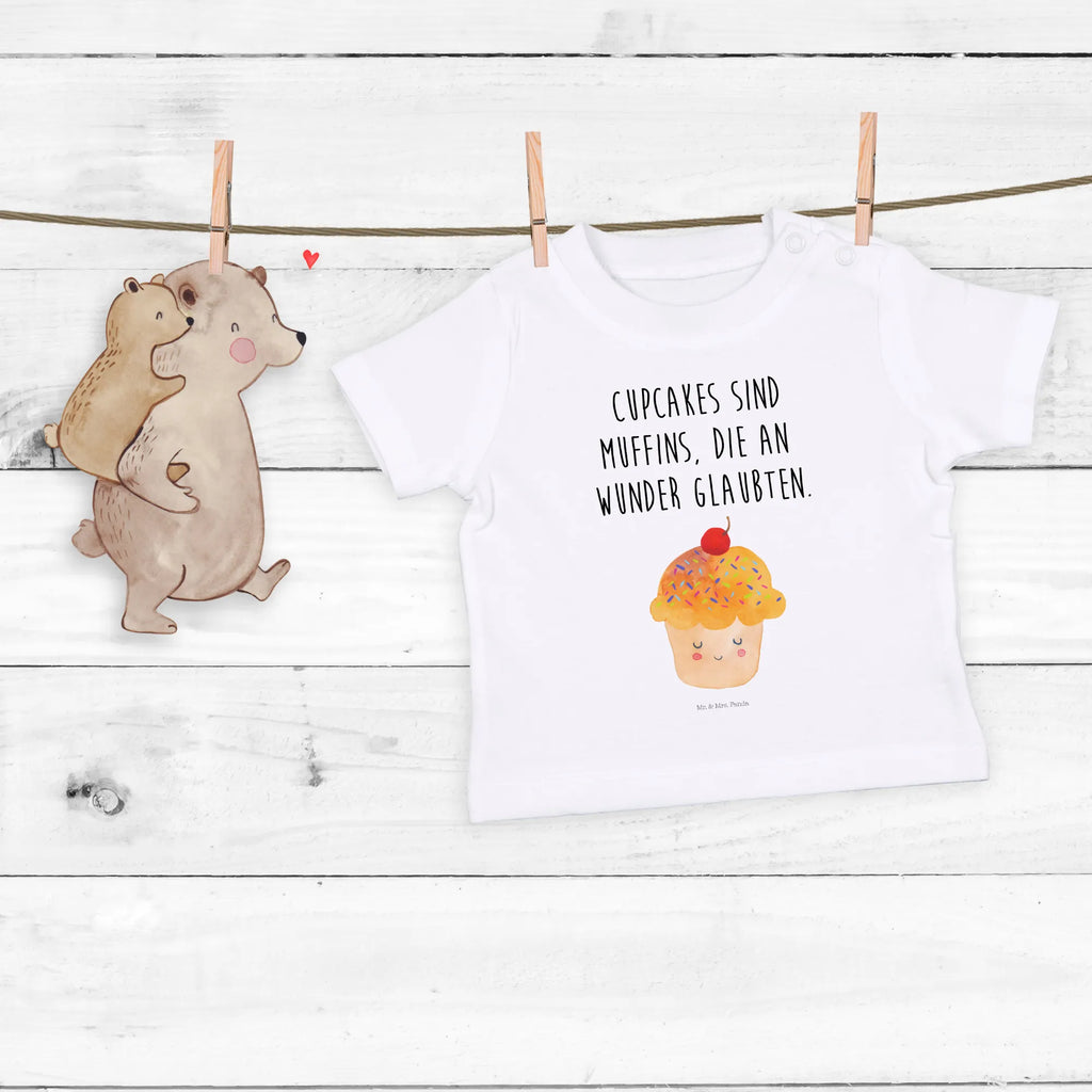 Organic Baby Shirt Cupcake Baby T-Shirt, Jungen Baby T-Shirt, Mädchen Baby T-Shirt, Shirt, Tiermotive, Gute Laune, lustige Sprüche, Tiere, Cupcakes, Muffin, Wunder, Küche Deko, Küche Spruch, Backen Geschenk, Geschenk Koch, Motivation Sprüche