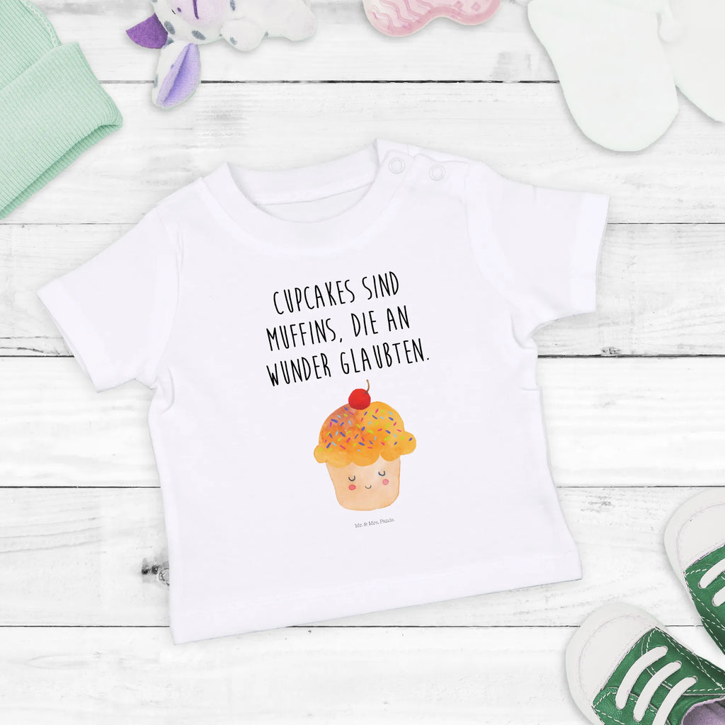 Organic Baby Shirt Cupcake Baby T-Shirt, Jungen Baby T-Shirt, Mädchen Baby T-Shirt, Shirt, Tiermotive, Gute Laune, lustige Sprüche, Tiere, Cupcakes, Muffin, Wunder, Küche Deko, Küche Spruch, Backen Geschenk, Geschenk Koch, Motivation Sprüche