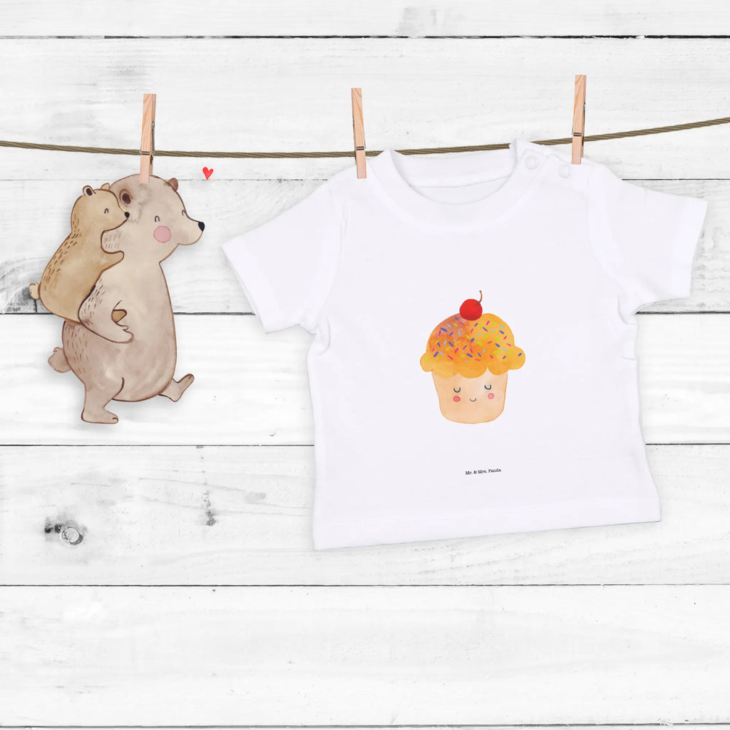 Organic Baby Shirt Cupcake Baby T-Shirt, Jungen Baby T-Shirt, Mädchen Baby T-Shirt, Shirt, Tiermotive, Gute Laune, lustige Sprüche, Tiere, Cupcakes, Muffin, Wunder, Küche Deko, Küche Spruch, Backen Geschenk, Geschenk Koch, Motivation Sprüche