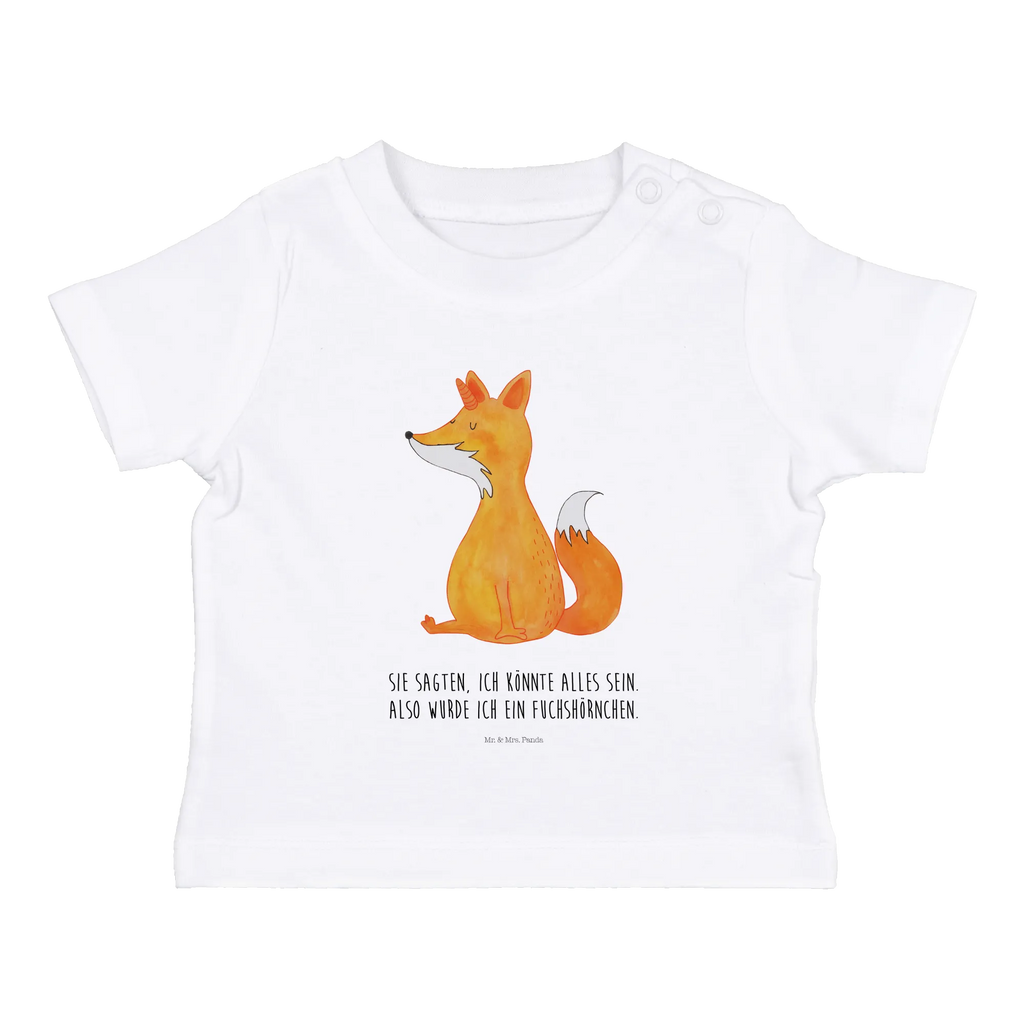 Organic Baby Shirt Einhorn Fuchs Baby T-Shirt, Jungen Baby T-Shirt, Mädchen Baby T-Shirt, Shirt, Einhorn, Einhörner, Einhorn Deko, Pegasus, Unicorn, Fuchs, Unicorns, Fuchshörnchen, Fuchshorn, Foxycorn, Füchse