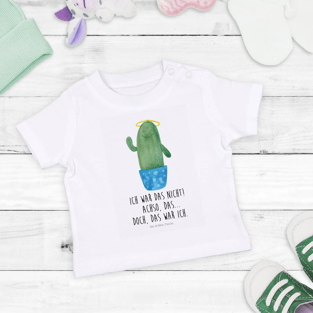 Organic Baby Shirt Kaktus Heilig Baby T-Shirt, Jungen Baby T-Shirt, Mädchen Baby T-Shirt, Shirt, Kaktus, Kakteen, frech, lustig, Kind, Eltern, Familie, Bruder, Schwester, Schwestern, Freundin, Heiligenschein