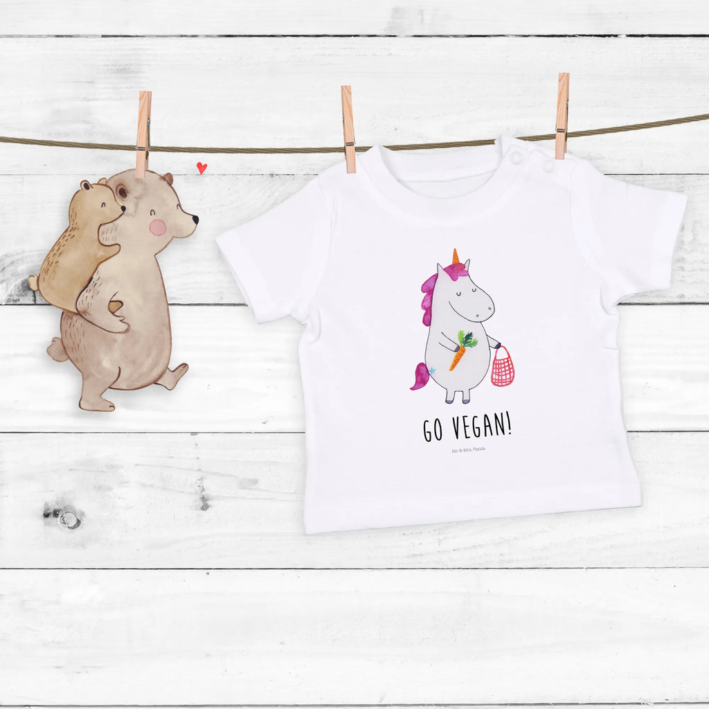 Organic Baby Shirt Einhorn Vegan Baby T-Shirt, Jungen Baby T-Shirt, Mädchen Baby T-Shirt, Shirt, Einhorn, Einhörner, Einhorn Deko, Pegasus, Unicorn, vegan, Gesund leben, Vegetariar, Rohkost, Gesund essen, Veganismus, Veganer