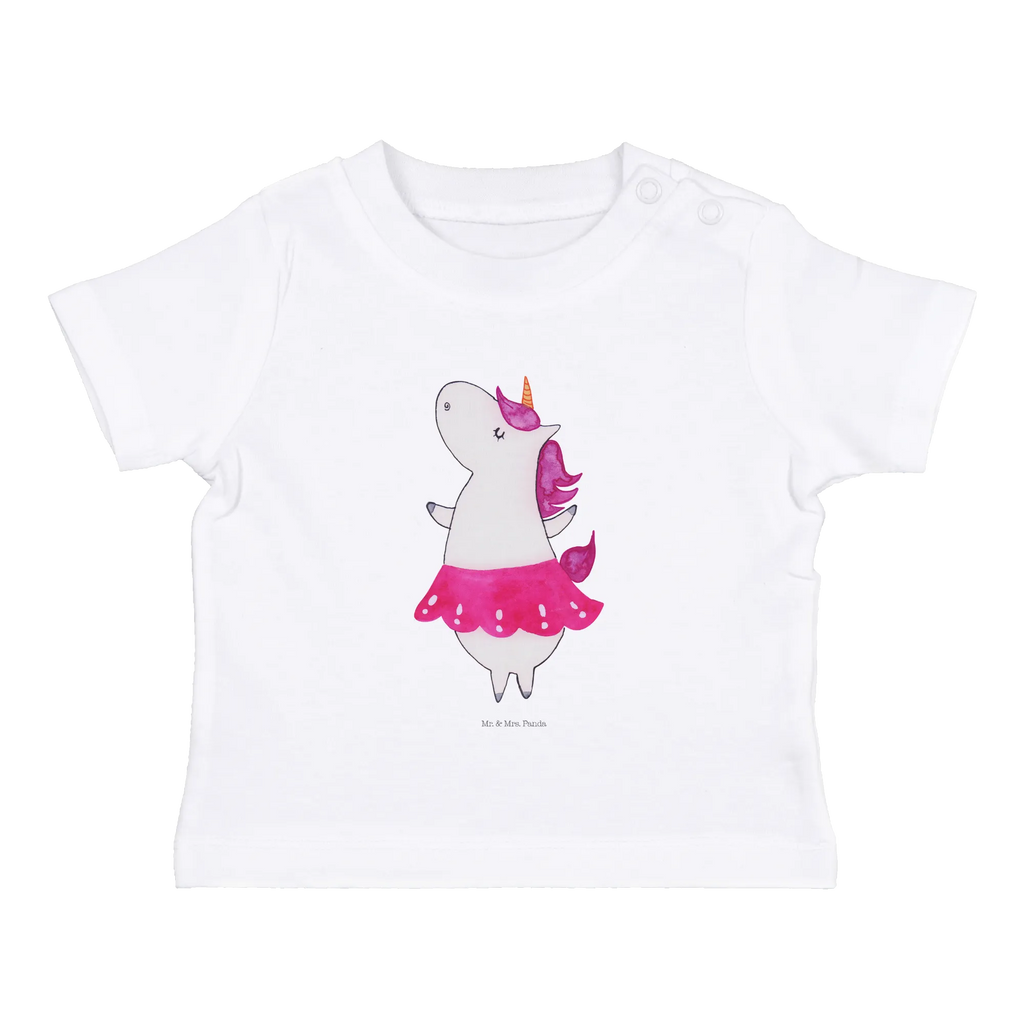 Organic Baby Shirt Einhorn Ballerina Baby T-Shirt, Jungen Baby T-Shirt, Mädchen Baby T-Shirt, Shirt, Einhorn, Einhörner, Einhorn Deko, Pegasus, Unicorn, Tanzen, Ballerina, Party, Wohnung, Spaß, Feiern, Geburtstag, Tänzerin, Lebenslust, Lebensfreude