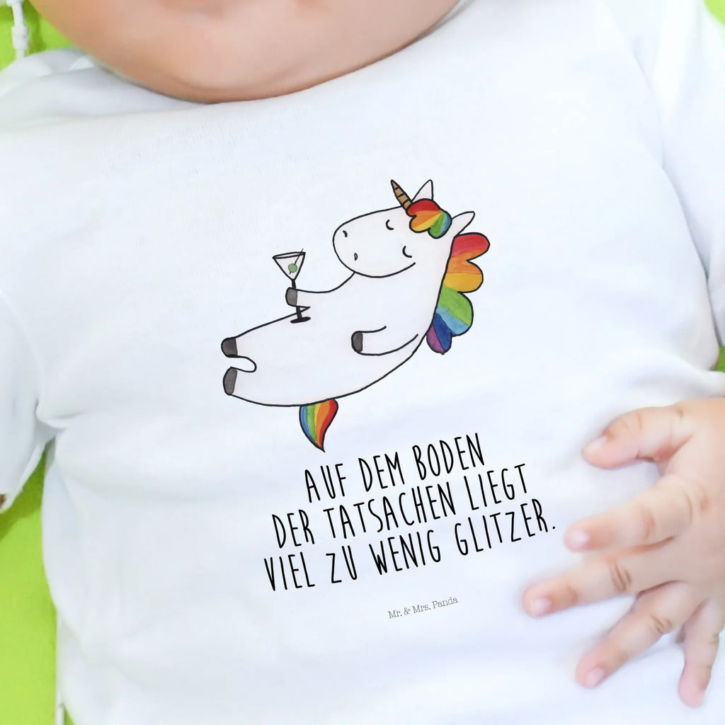 Organic Baby Shirt Einhorn Cocktail Baby T-Shirt, Jungen Baby T-Shirt, Mädchen Baby T-Shirt, Shirt, Einhorn, Einhörner, Einhorn Deko, Pegasus, Unicorn, Party, Spaß, Feiern, Caipirinha, Rum, Cuba Libre, Sekt, Freundin, Geburtstag, lustig, witzig, Spruch, Glitzer