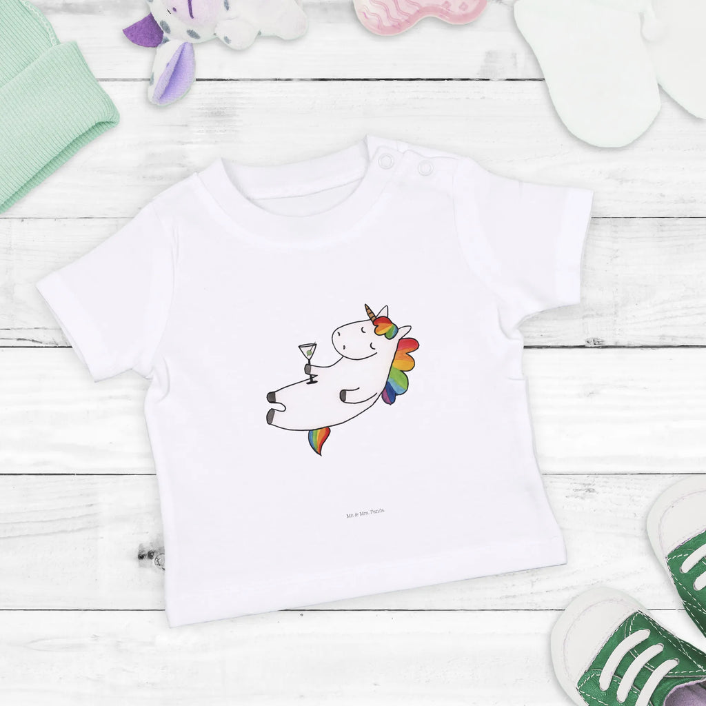 Organic Baby Shirt Einhorn Cocktail Baby T-Shirt, Jungen Baby T-Shirt, Mädchen Baby T-Shirt, Shirt, Einhorn, Einhörner, Einhorn Deko, Unicorn, Party, Spaß, Feiern, Caipirinha, Rum, Cuba Libre, Sekt, Freundin, Geburtstag, lustig, witzig, Spruch, Glitzer