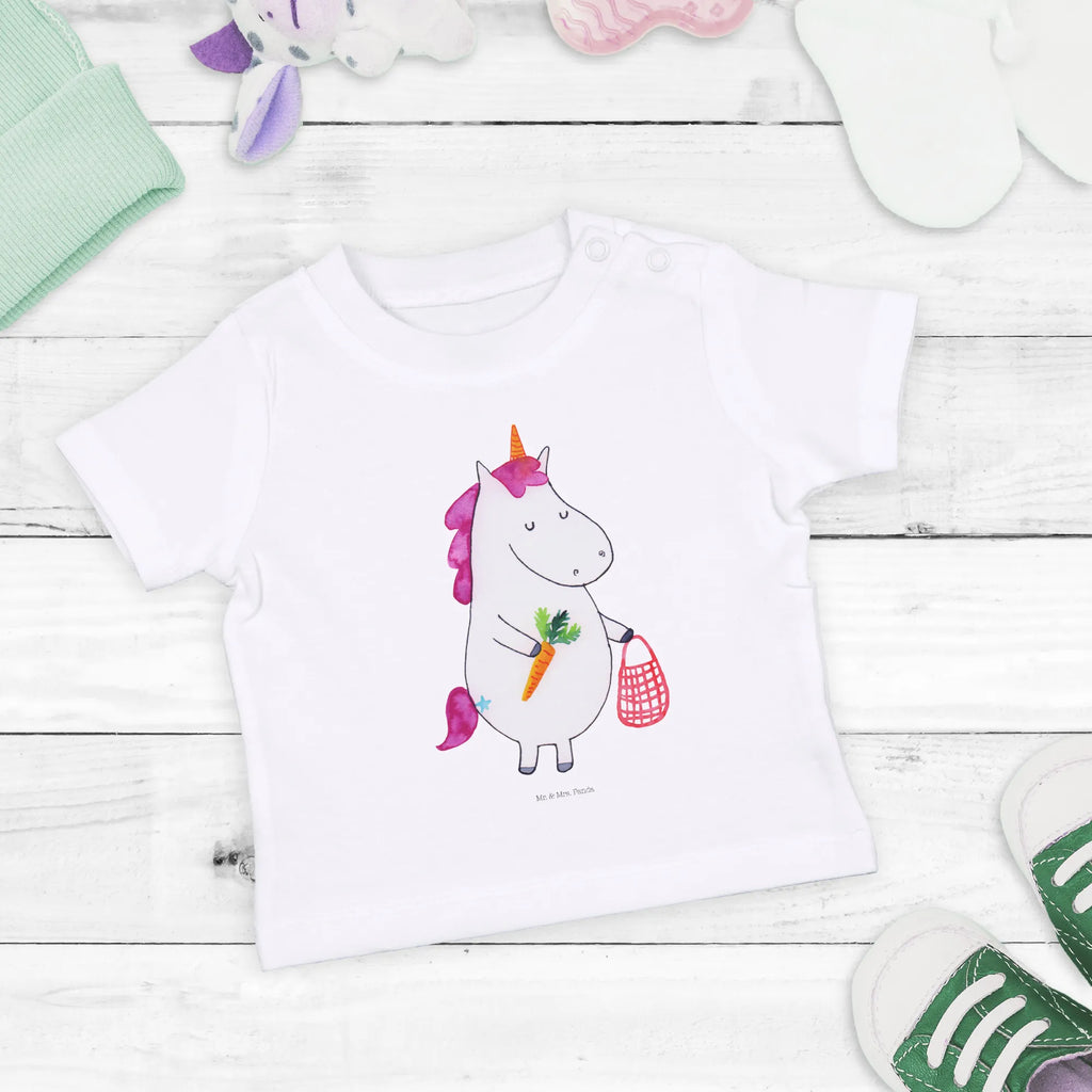 Organic Baby Shirt Einhorn Gemüse Baby T-Shirt, Jungen Baby T-Shirt, Mädchen Baby T-Shirt, Shirt, Einhorn, Einhörner, Einhorn Deko, Unicorn, Biomarkt, Gemüse, Wochenmarkt