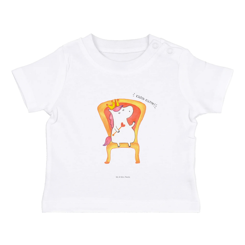 Organic Baby Shirt Einhorn König Baby T-Shirt, Jungen Baby T-Shirt, Mädchen Baby T-Shirt, Shirt, Einhorn, Einhörner, Einhorn Deko, Unicorn, König, Präsident, Bundeskanzler, Herrscher, Kaiser, Prinzessin, Krone