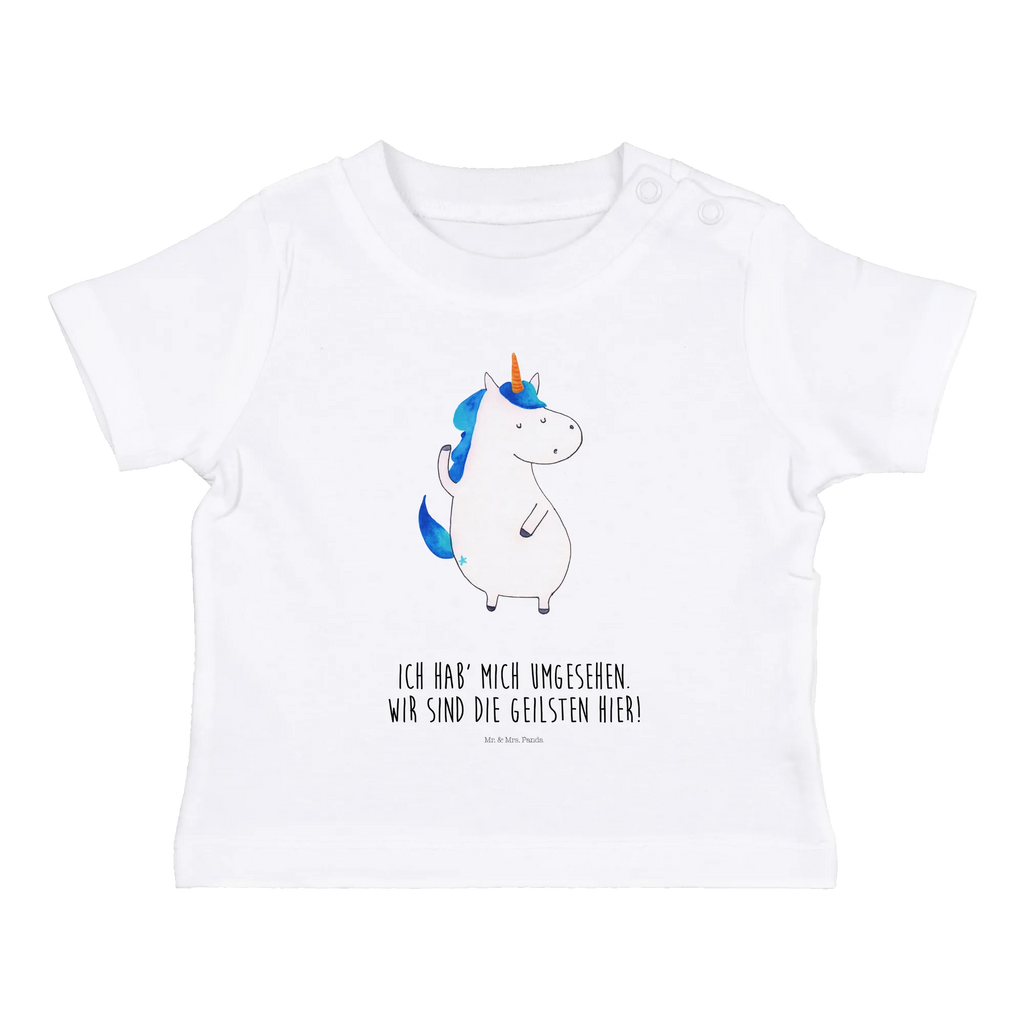 Organic Baby Shirt Einhorn Mann Baby T-Shirt, Jungen Baby T-Shirt, Mädchen Baby T-Shirt, Shirt, Einhorn, Einhörner, Einhorn Deko, Pegasus, Unicorn, cool, Mann, Freundin, Familie, bester Freund, BFF, Party, hübsch, beste