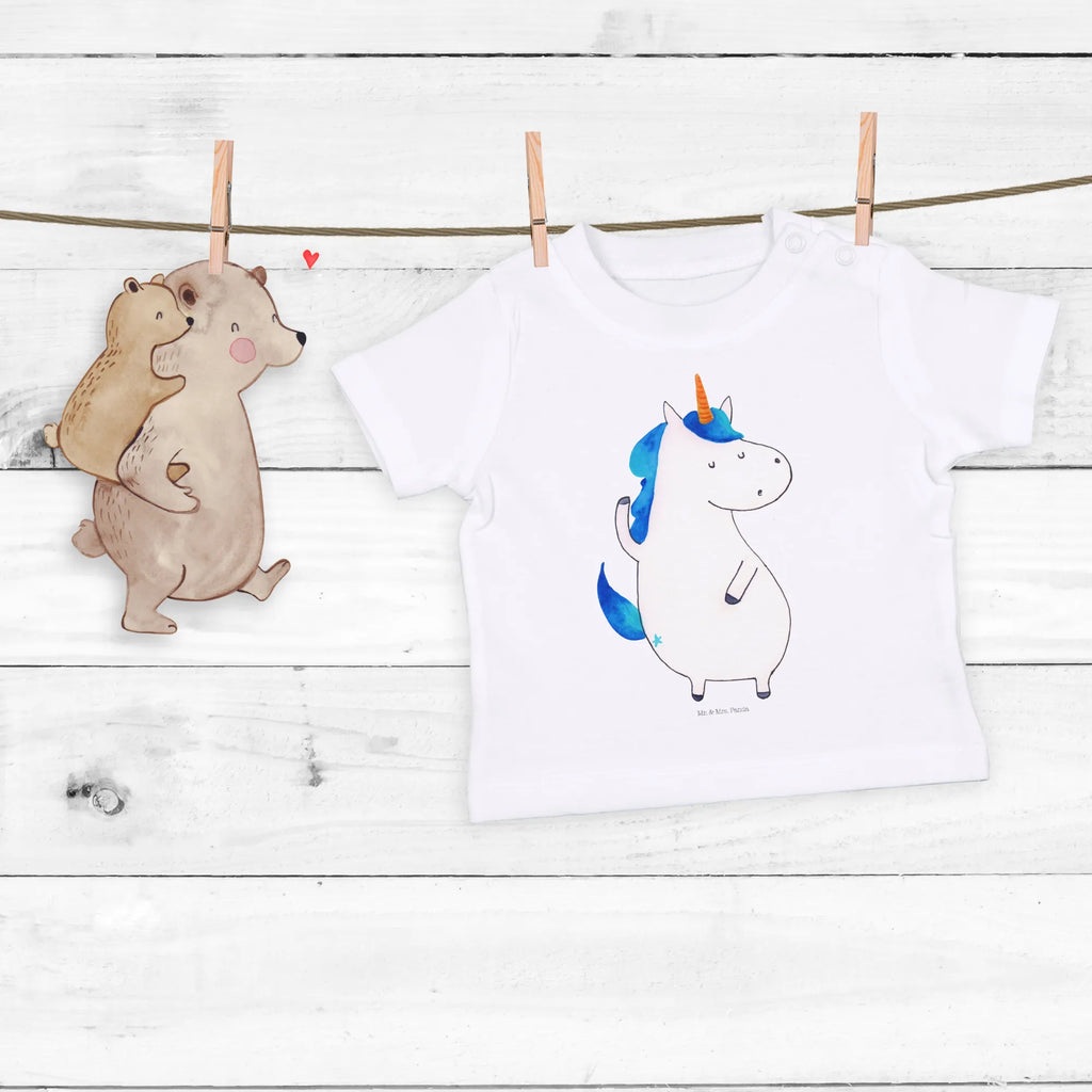 Organic Baby Shirt Einhorn Mann Baby T-Shirt, Jungen Baby T-Shirt, Mädchen Baby T-Shirt, Shirt, Einhorn, Einhörner, Einhorn Deko, Pegasus, Unicorn, cool, Mann, Freundin, Familie, bester Freund, BFF, Party, hübsch, beste