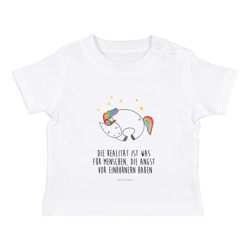 Organic Baby Shirt Einhorn Nacht Baby T-Shirt, Jungen Baby T-Shirt, Mädchen Baby T-Shirt, Shirt, Einhorn, Einhörner, Einhorn Deko, Unicorn, Träume, Traum, unicorn, Realität, Menschen, Geschenk, Ruhe, Freundin