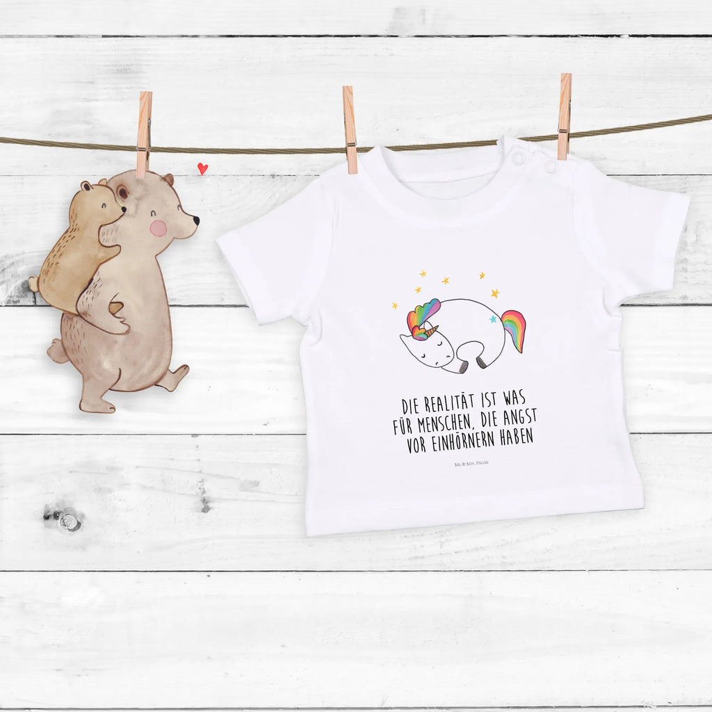 Organic Baby Shirt Einhorn Nacht Baby T-Shirt, Jungen Baby T-Shirt, Mädchen Baby T-Shirt, Shirt, Einhorn, Einhörner, Einhorn Deko, Unicorn, Träume, Traum, unicorn, Realität, Menschen, Geschenk, Ruhe, Freundin