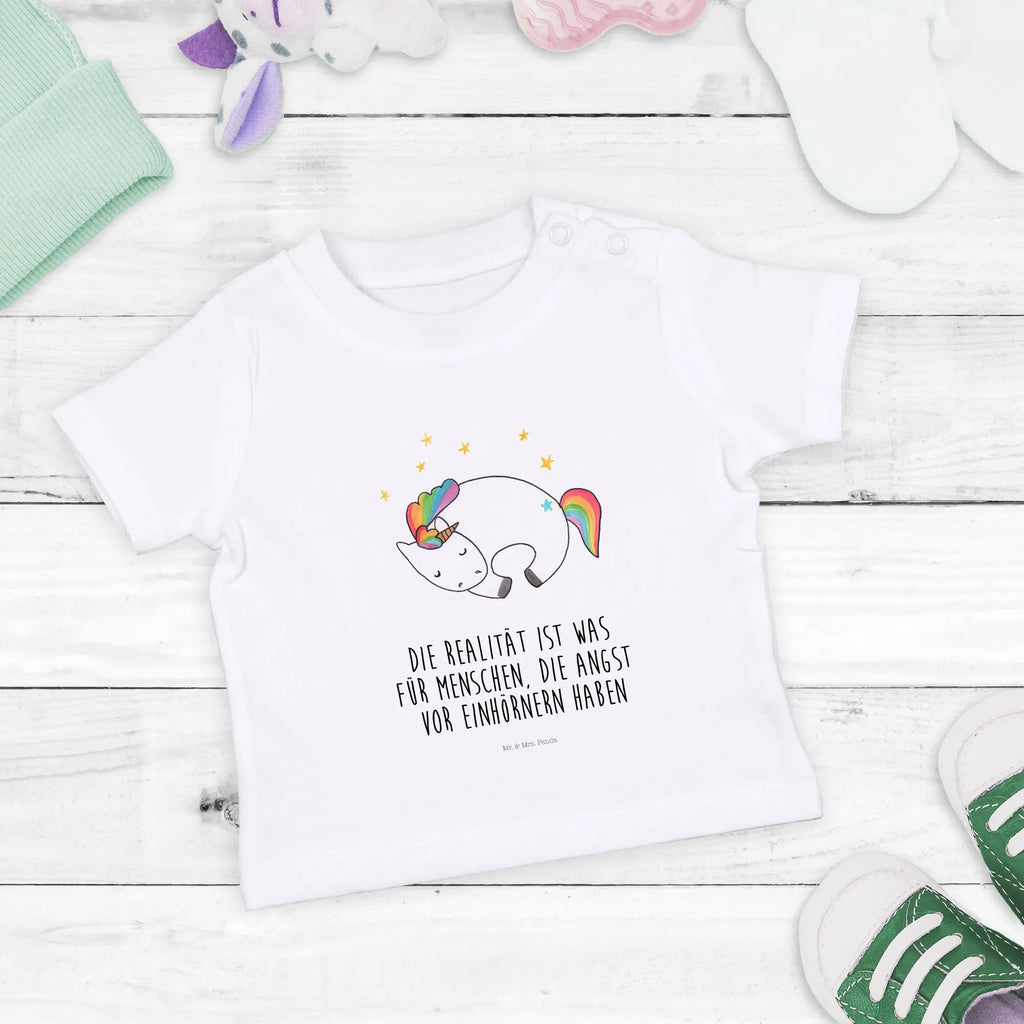 Organic Baby Shirt Einhorn Nacht Baby T-Shirt, Jungen Baby T-Shirt, Mädchen Baby T-Shirt, Shirt, Einhorn, Einhörner, Einhorn Deko, Pegasus, Unicorn, Träume, Traum, unicorn, Realität, Menschen, Geschenk, Ruhe, Freundin