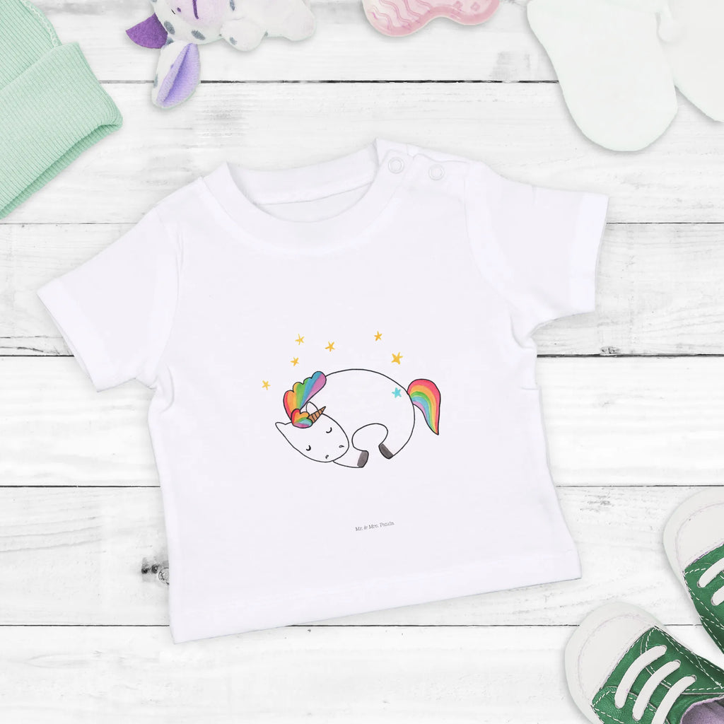 Organic Baby Shirt Einhorn Nacht Baby T-Shirt, Jungen Baby T-Shirt, Mädchen Baby T-Shirt, Shirt, Einhorn, Einhörner, Einhorn Deko, Pegasus, Unicorn, Träume, Traum, unicorn, Realität, Menschen, Geschenk, Ruhe, Freundin