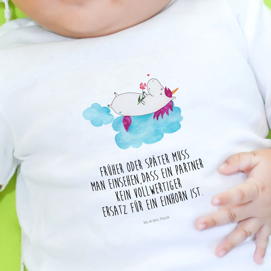 Organic Baby Shirt Einhorn Verliebt Baby T-Shirt, Jungen Baby T-Shirt, Mädchen Baby T-Shirt, Shirt, Einhorn, Einhörner, Einhorn Deko, Pegasus, Unicorn, verliebt, Liebe, Liebesbeweis, Freundin, Wolke