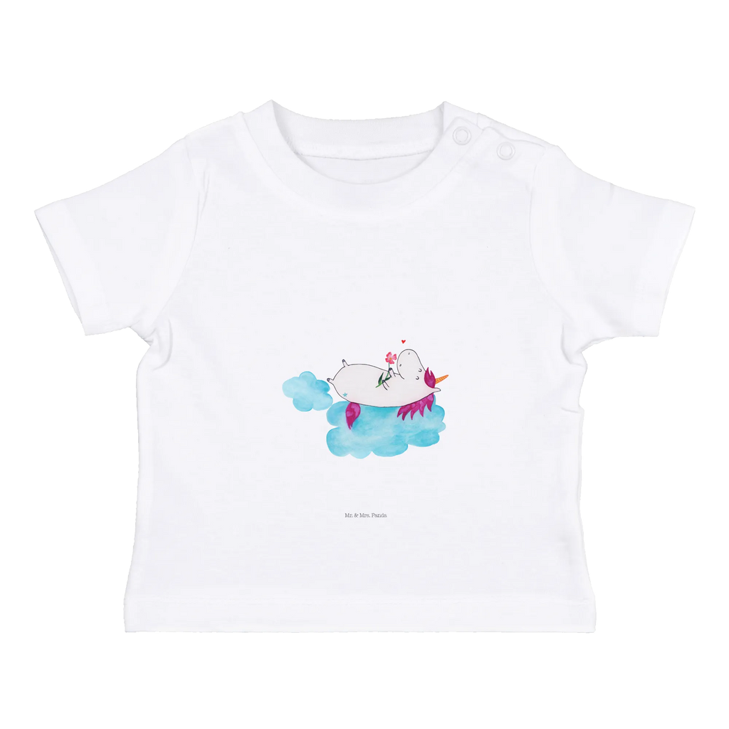 Organic Baby Shirt Einhorn Verliebt Baby T-Shirt, Jungen Baby T-Shirt, Mädchen Baby T-Shirt, Shirt, Einhorn, Einhörner, Einhorn Deko, Pegasus, Unicorn, verliebt, Liebe, Liebesbeweis, Freundin, Wolke