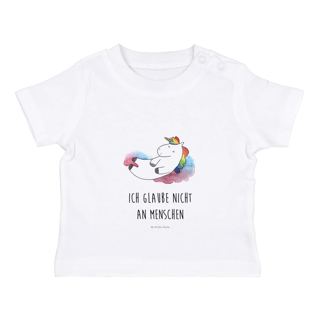 Organic Baby Shirt Einhorn Wolke 7 Baby T-Shirt, Jungen Baby T-Shirt, Mädchen Baby T-Shirt, Shirt, Einhorn, Einhörner, Einhorn Deko, Pegasus, Unicorn, verliebt, Menschen, witzig, lustig, Geschenk, Glaube, Realität, Lächeln