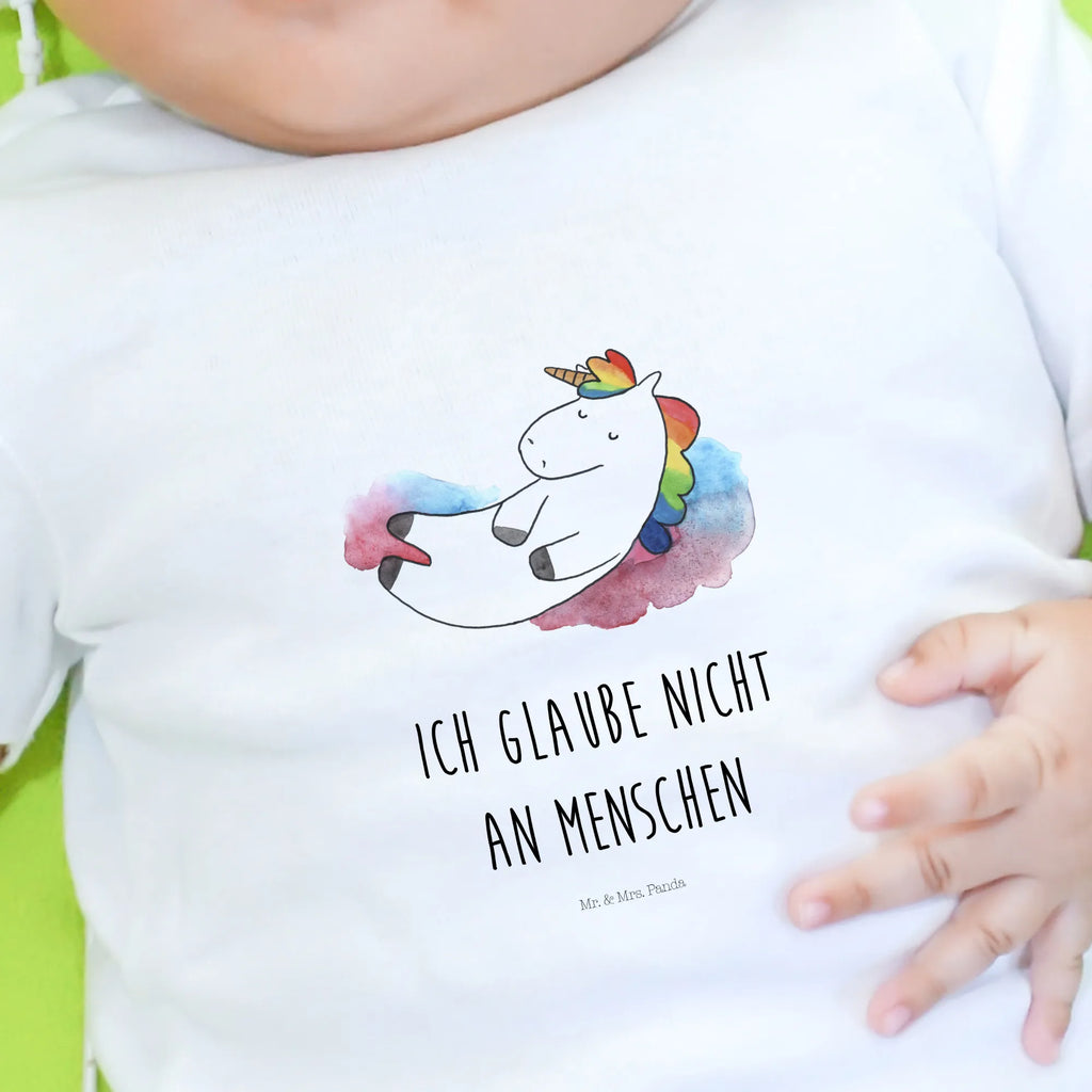 Organic Baby Shirt Einhorn Wolke 7 Baby T-Shirt, Jungen Baby T-Shirt, Mädchen Baby T-Shirt, Shirt, Einhorn, Einhörner, Einhorn Deko, Pegasus, Unicorn, verliebt, Menschen, witzig, lustig, Geschenk, Glaube, Realität, Lächeln