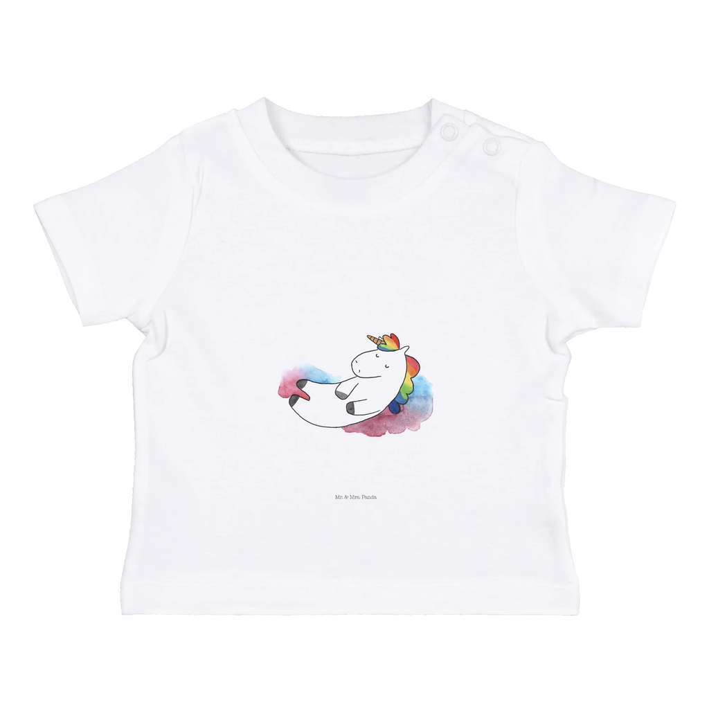 Organic Baby Shirt Einhorn Wolke 7 Baby T-Shirt, Jungen Baby T-Shirt, Mädchen Baby T-Shirt, Shirt, Einhorn, Einhörner, Einhorn Deko, Pegasus, Unicorn, verliebt, Menschen, witzig, lustig, Geschenk, Glaube, Realität, Lächeln