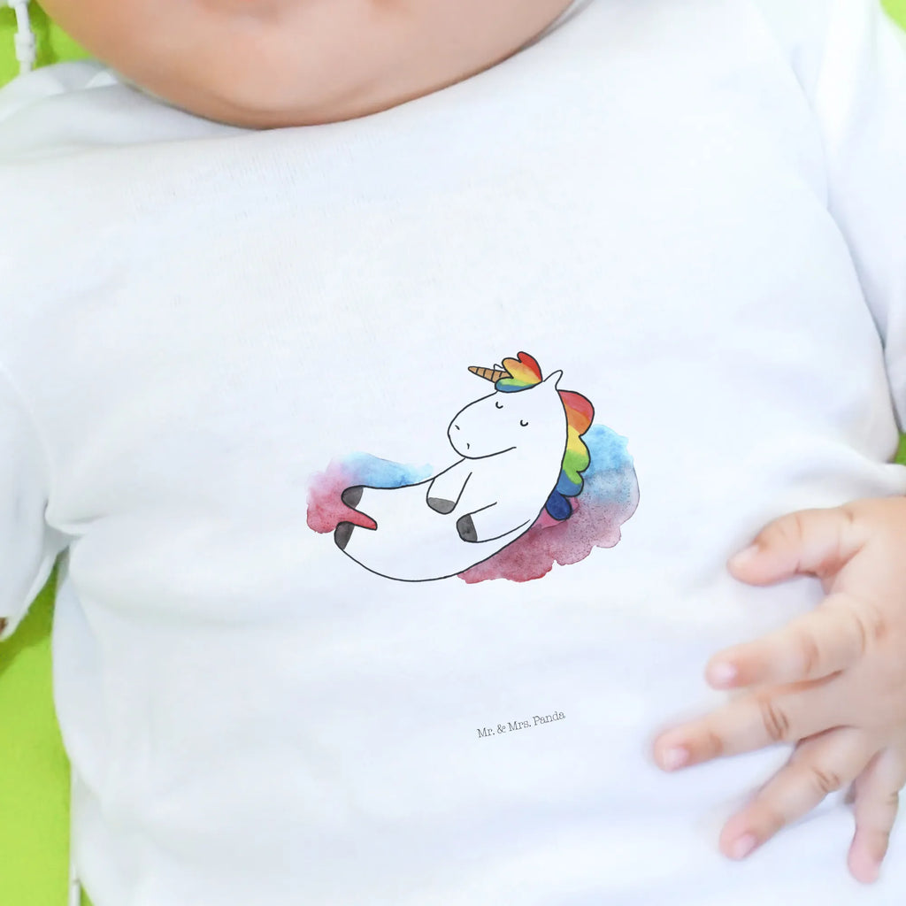 Organic Baby Shirt Einhorn Wolke 7 Baby T-Shirt, Jungen Baby T-Shirt, Mädchen Baby T-Shirt, Shirt, Einhorn, Einhörner, Einhorn Deko, Pegasus, Unicorn, verliebt, Menschen, witzig, lustig, Geschenk, Glaube, Realität, Lächeln