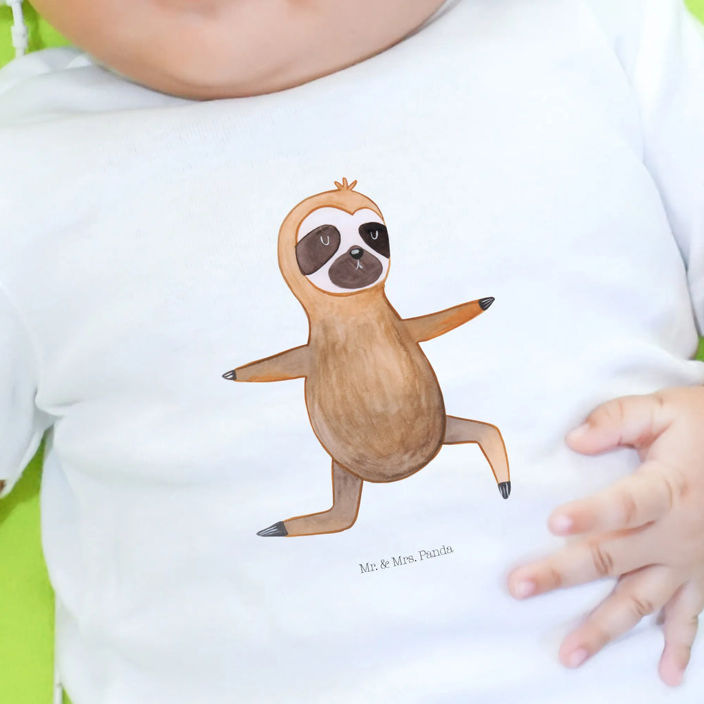 Organic Baby Shirt Faultier Yoga Baby T-Shirt, Jungen Baby T-Shirt, Mädchen Baby T-Shirt, Shirt, Faultier, Faultier Geschenk, Faultier Deko, Faultiere, faul, Lieblingstier, Yoga, Namaste, Krieger, Yogaübungen, Meditation, Atmung, Gelassenheit, Entspannung