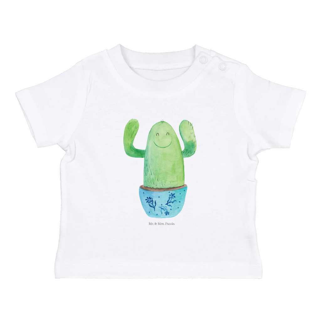 Organic Baby Shirt Kaktus Happy Baby T-Shirt, Jungen Baby T-Shirt, Mädchen Baby T-Shirt, Shirt, Kaktus, Kakteen, Motivation, Spruch, lustig, Kindersicherung, Neustart, Büro, Büroalltag, Kollege, Kollegin, Freundin, Mutter, Familie, Ausbildung