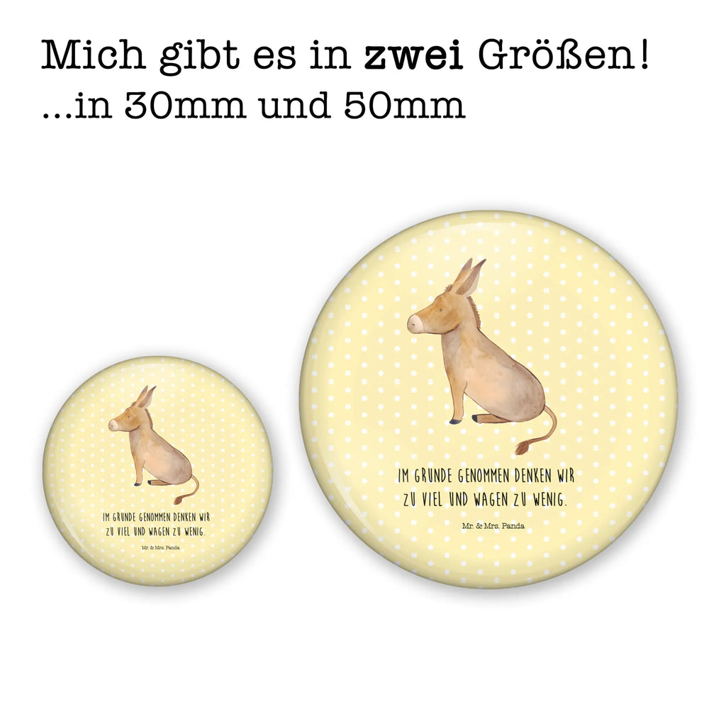 Button Esel 50mm Button, Button, Pin, Anstecknadel, Tiermotive, Gute Laune, lustige Sprüche, Tiere, Esel, Weisheit, Lebensmut, Lebensglück, Ziel, Lebensziel, Mut, erfolg, tapferkeit, positive gedanken, zuversicht