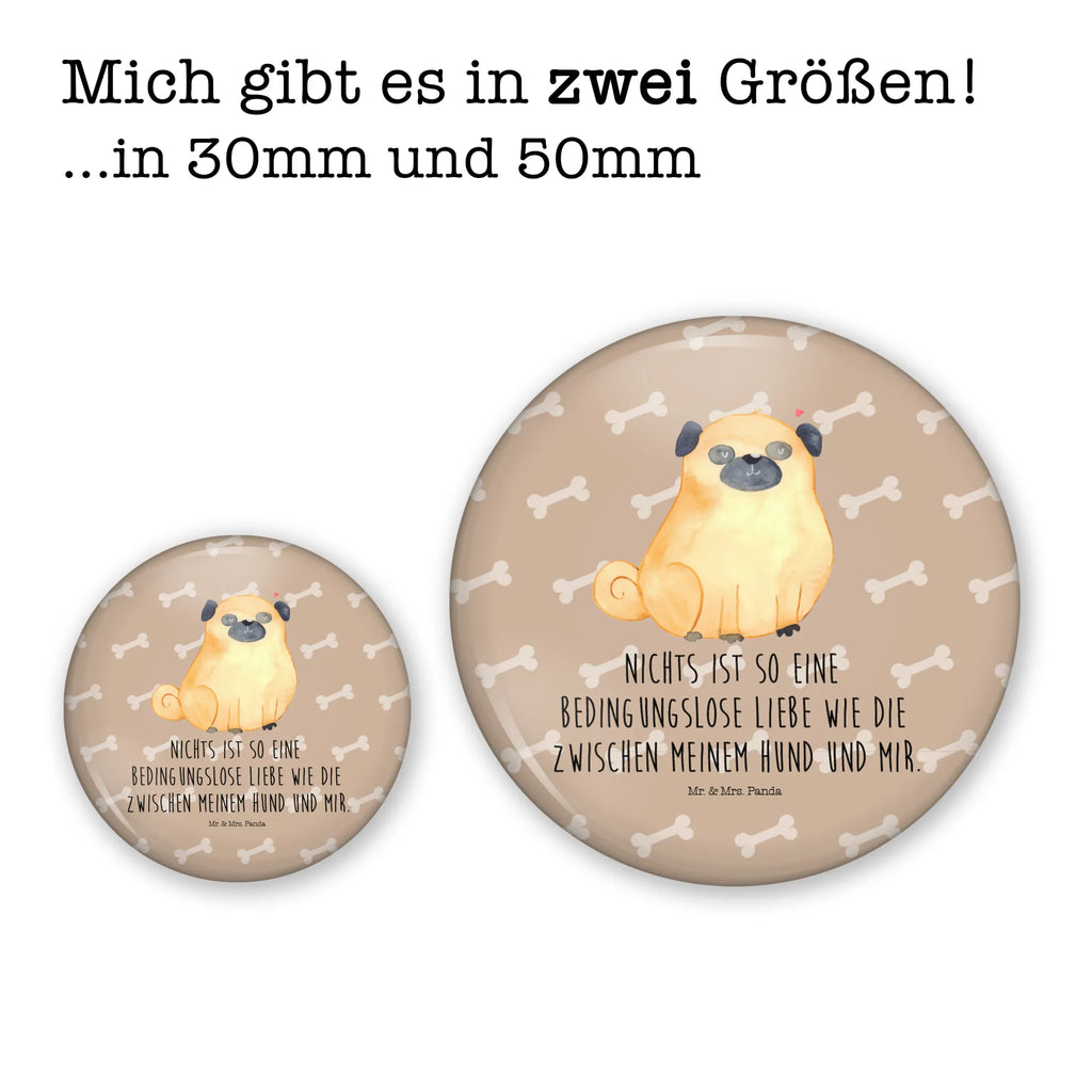 Button Mops 50mm Button, Button, Pin, Anstecknadel, Hund, Hundemotiv, Haustier, Hunderasse, Tierliebhaber, Hundebesitzer, Sprüche, Mops, Liebe, Hundeliebe