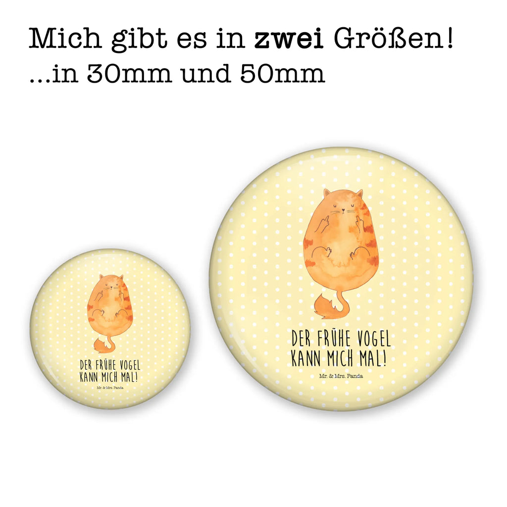 Button Katze Frühaufsteher 50mm Button, Button, Pin, Anstecknadel, Katze, Katzenmotiv, Katzenfan, Katzendeko, Katzenfreund, Katzenliebhaber, Katzenprodukte, Katzenartikel, Katzenaccessoires, Katzensouvenirs, Katzenliebhaberprodukte, Katzenmotive, Der frühe Vogel kann mich mal, Morgenmuffel, Frühaufsteher, Kaffee, Katzen, Kater, Mietze