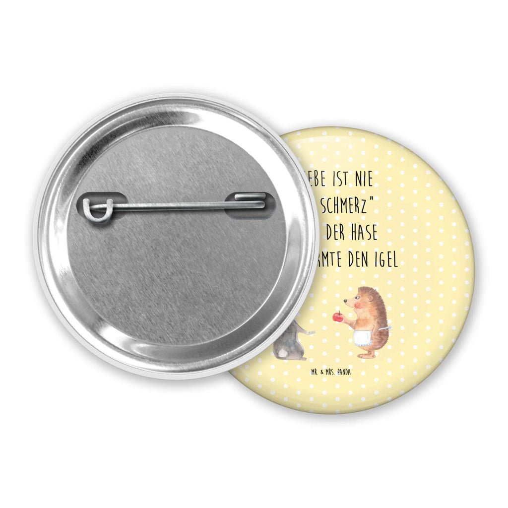 Button Liebe ist nie ohne Schmerz 50mm Button, Button, Pin, Anstecknadel, Tiermotive, Gute Laune, lustige Sprüche, Tiere, Igel und Hase, Igel, Hase, Liebe Spruch, Liebeskummer Geschenk, Herzschmerz, Trösten, Trennungsschmerz, Spruch romantisch