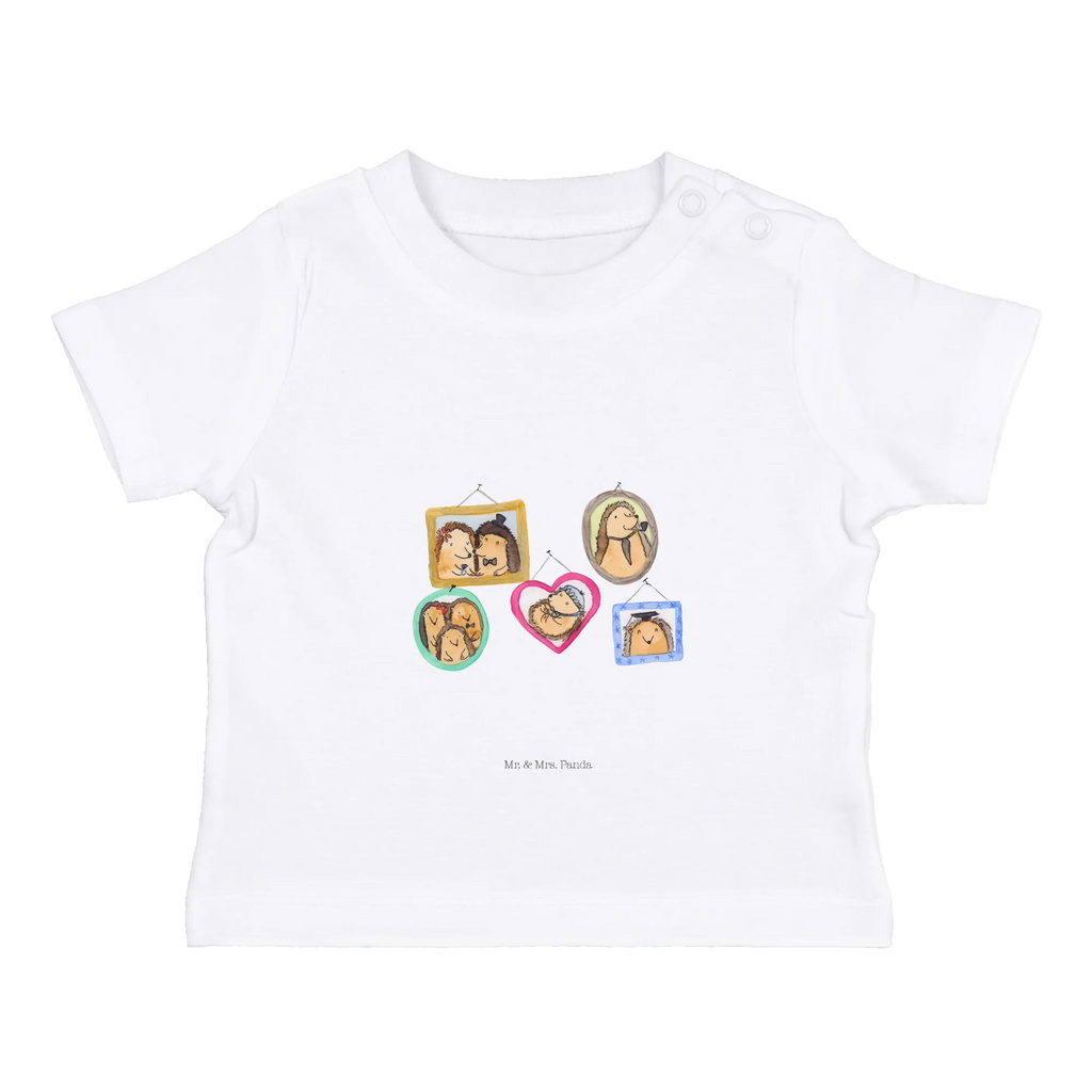 Organic Baby Shirt Igel Familie Baby T-Shirt, Jungen Baby T-Shirt, Mädchen Baby T-Shirt, Shirt, Familie, Vatertag, Muttertag, Bruder, Schwester, Mama, Papa, Oma, Opa, Liebe, Igel, Bilder, Zusammenhalt, Glück