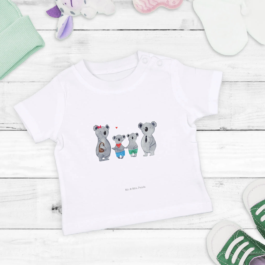 Organic Baby Shirt Koala Familie zwei Baby T-Shirt, Jungen Baby T-Shirt, Mädchen Baby T-Shirt, Shirt, Familie, Vatertag, Muttertag, Bruder, Schwester, Mama, Papa, Oma, Opa, Koala, Koalabär, beste Familie, Familienzeit, Familienleben, Koalafamilie, Lieblingsfamilie