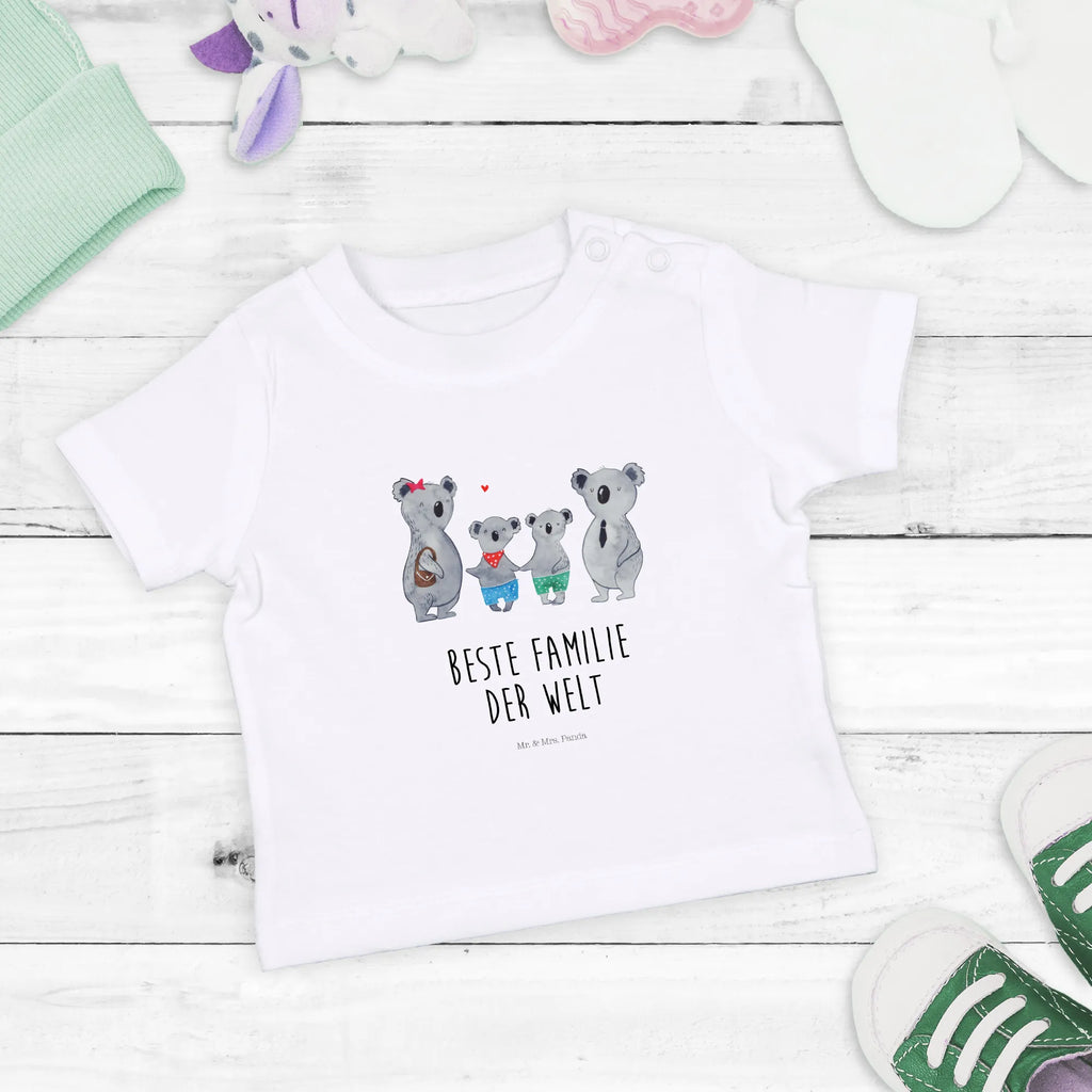 Organic Baby Shirt Koala Familie zwei Baby T-Shirt, Jungen Baby T-Shirt, Mädchen Baby T-Shirt, Shirt, Familie, Vatertag, Muttertag, Bruder, Schwester, Mama, Papa, Oma, Opa, Koala, Koalabär, beste Familie, Familienzeit, Familienleben, Koalafamilie, Lieblingsfamilie