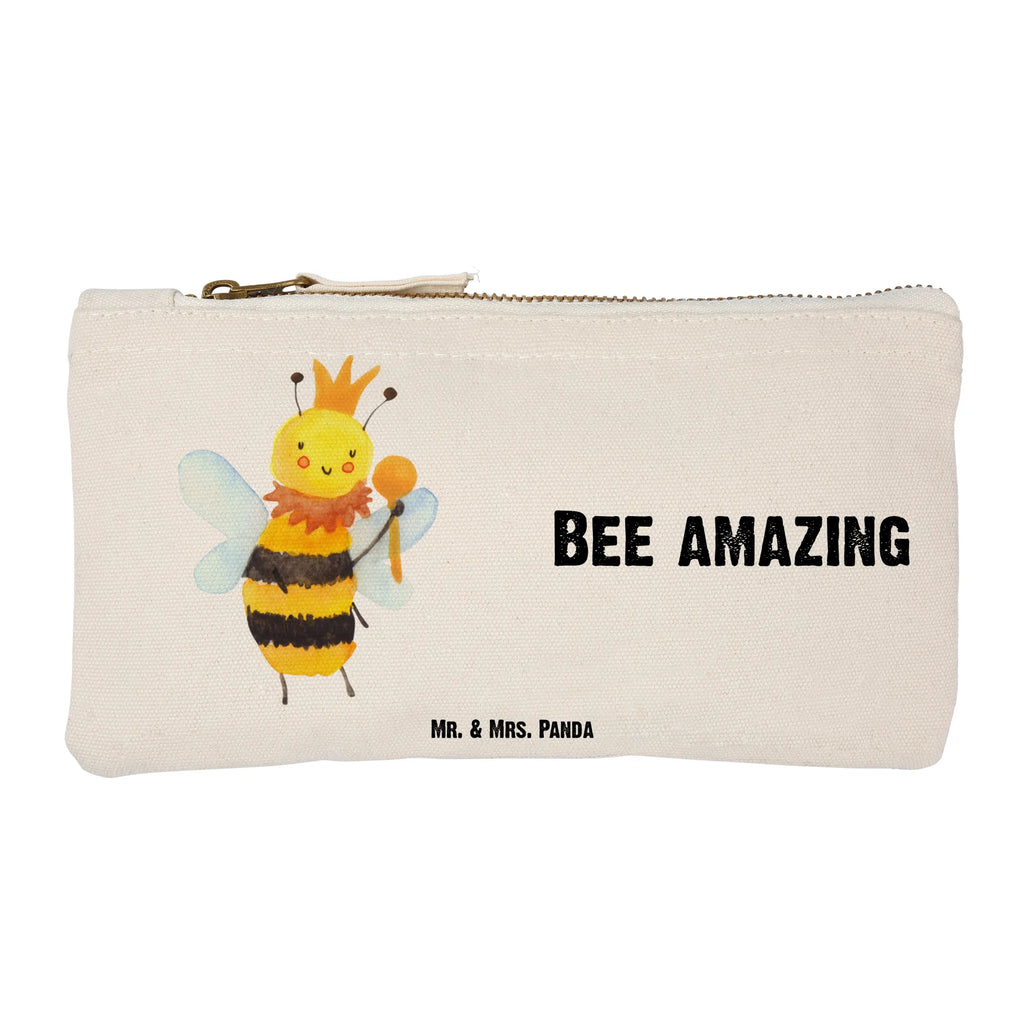 Schminktasche Biene König Schminktasche, Kosmetiktasche, Kosmetikbeutel, Stiftemäppchen, Etui, Federmappe, Makeup, XXL, Schminketui, Kosmetiketui, Schlamperetui, Biene, Wespe, Hummel