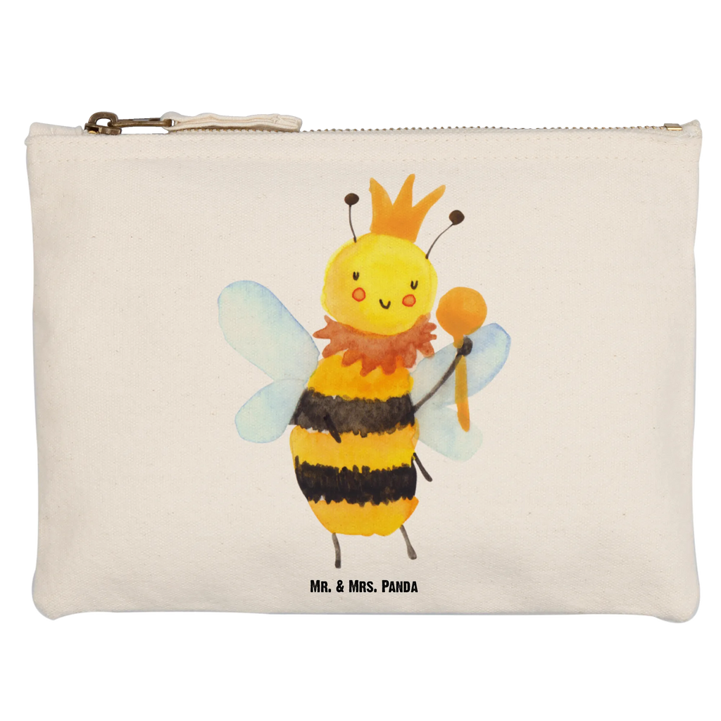 Schminktasche Biene König Schminktasche, Kosmetiktasche, Kosmetikbeutel, Stiftemäppchen, Etui, Federmappe, Makeup, XXL, Schminketui, Kosmetiketui, Schlamperetui, Biene, Wespe, Hummel