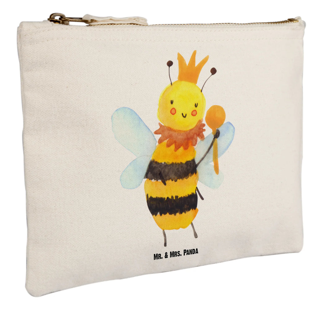 Schminktasche Biene König Schminktasche, Kosmetiktasche, Kosmetikbeutel, Stiftemäppchen, Etui, Federmappe, Makeup, XXL, Schminketui, Kosmetiketui, Schlamperetui, Biene, Wespe, Hummel