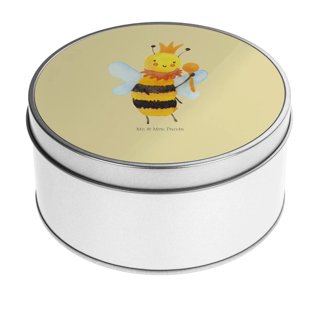 Blechdose rund Biene König Metalldose, Keksdose, Dose, Vorratsdose, Geschenkbox, Lunchbox, Aufbewahrungsbox, Vorratsdosen, Metallkiste, Metallbox, Metallboxen, Aufbewahrungskiste, Geschenkkiste, Blechdosen mit Deckel, Metallkiste mit Deckel, Vorratsdosen mit Deckel, Metall Dose, Biene, Wespe, Hummel