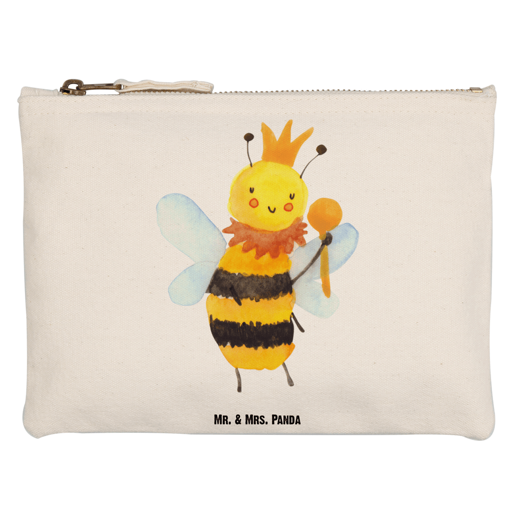 Schminktasche Biene König Schminktasche, Kosmetiktasche, Kosmetikbeutel, Stiftemäppchen, Etui, Federmappe, Makeup, XXL, Schminketui, Kosmetiketui, Schlamperetui, Biene, Wespe, Hummel