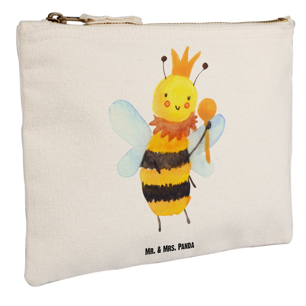 Schminktasche Biene König Schminktasche, Kosmetiktasche, Kosmetikbeutel, Stiftemäppchen, Etui, Federmappe, Makeup, XXL, Schminketui, Kosmetiketui, Schlamperetui, Biene, Wespe, Hummel