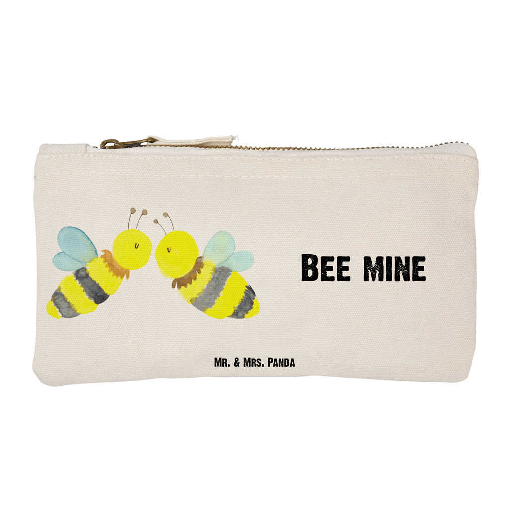 Schminktasche Biene Liebe Schminktasche, Kosmetiktasche, Kosmetikbeutel, Stiftemäppchen, Etui, Federmappe, Makeup, XXL, Schminketui, Kosmetiketui, Schlamperetui, Biene, Wespe, Hummel