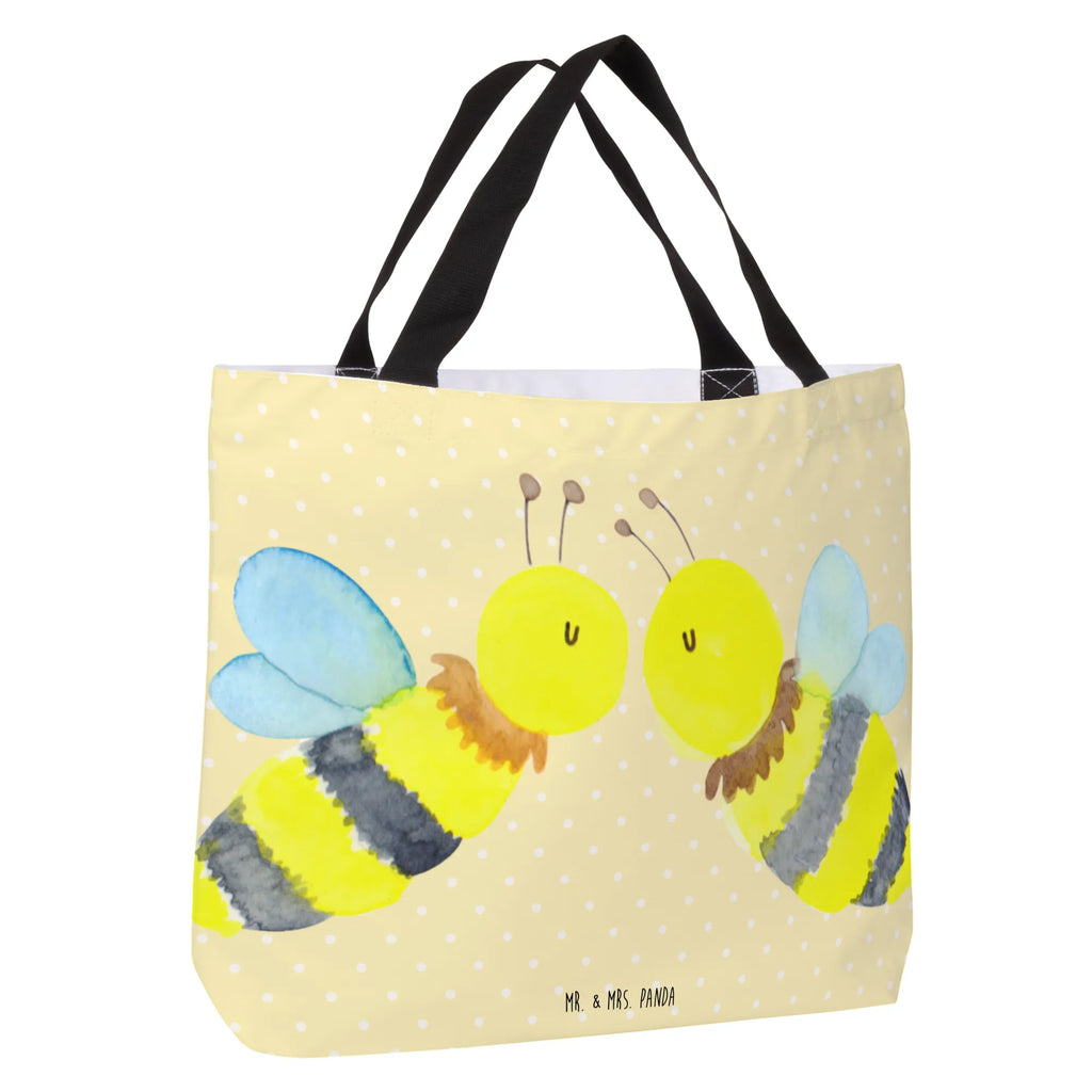 Shopper Biene Liebe Beutel, Einkaufstasche, Tasche, Strandtasche, Einkaufsbeutel, Shopper, Schultasche, Freizeittasche, Tragebeutel, Schulbeutel, Alltagstasche, Biene, Wespe, Hummel