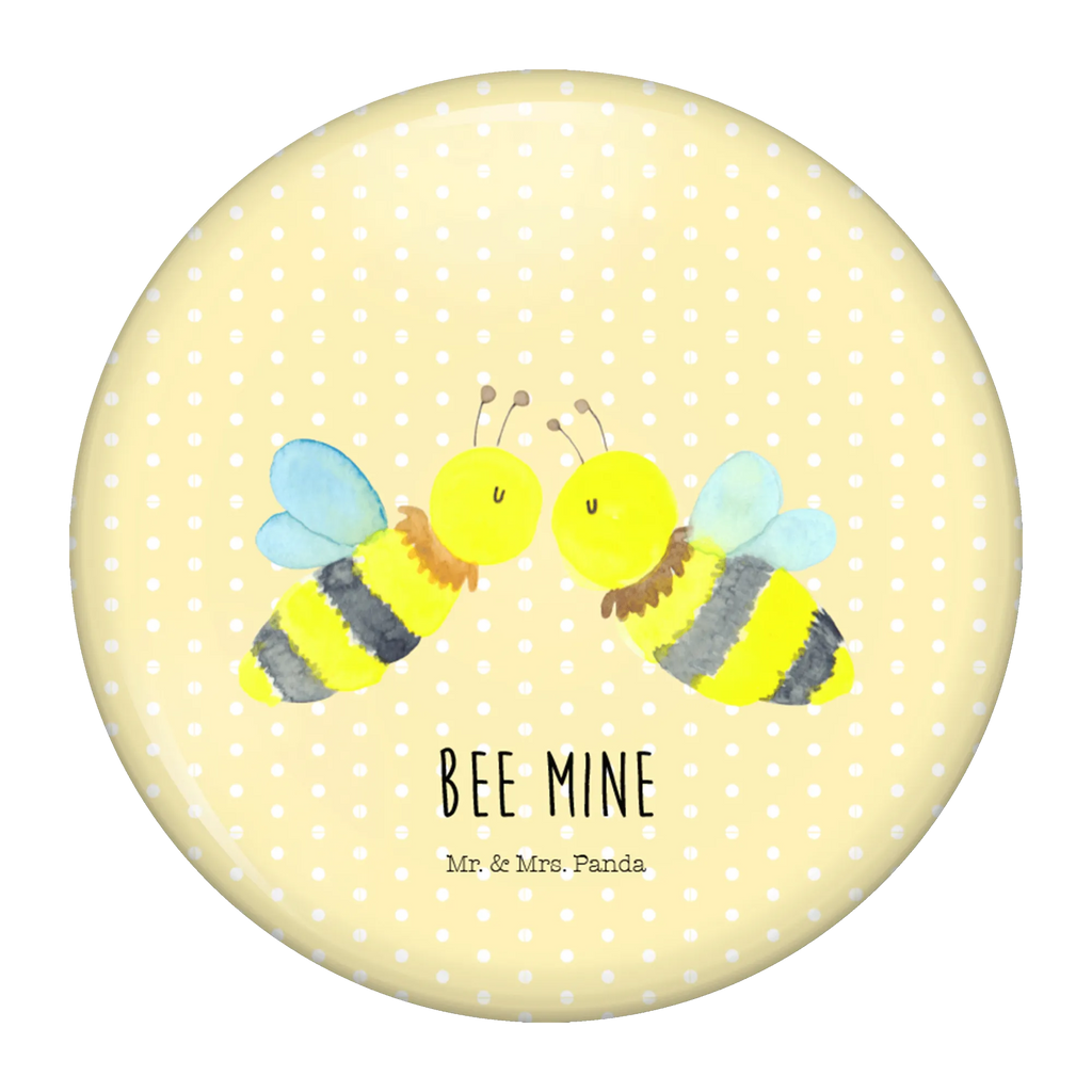 Button Biene Liebe 50mm Button, Button, Pin, Anstecknadel, Biene, Wespe, Hummel