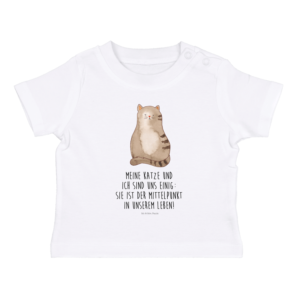 Organic Baby Shirt Katze Sitzen Baby T-Shirt, Jungen Baby T-Shirt, Mädchen Baby T-Shirt, Shirt, Katze, Katzenmotiv, Katzenfan, Katzendeko, Katzenfreund, Katzenliebhaber, Katzenprodukte, Katzenartikel, Katzenaccessoires, Katzensouvenirs, Katzenliebhaberprodukte, Katzenmotive, Katzen, Kater, Mietze, Cat, Cats, Katzenhalter, Katzenbesitzerin, Haustier, Katzenliebe, Lebensinhalt, Liebe, Mittelpunkt, Familie