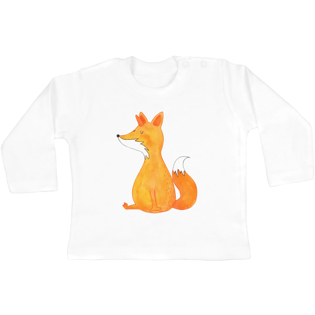 Baby Longsleeve Fuchshörnchen Wunsch Mädchen, Jungen, Baby, Langarm, Bio, Kleidung, Einhorn, Einhörner, Einhorn Deko, Pegasus, Unicorn, Fuchs, Unicorns, Fuchshörnchen, Fuchshorn, Foxycorn, Füchse