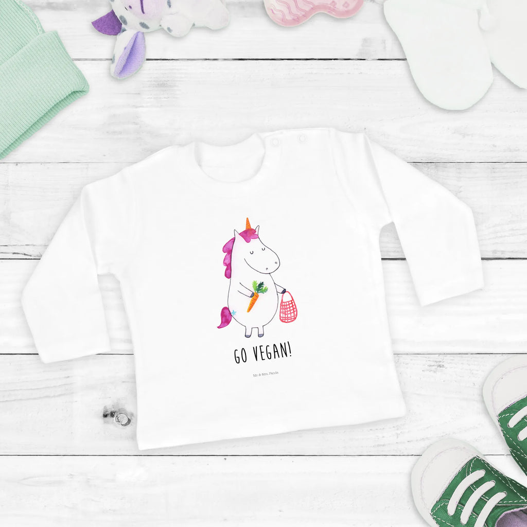 Baby Longsleeve Einhorn Vegan Mädchen, Jungen, Baby, Langarm, Bio, Kleidung, Einhorn, Einhörner, Einhorn Deko, Pegasus, Unicorn, vegan, Gesund leben, Vegetariar, Rohkost, Gesund essen, Veganismus, Veganer