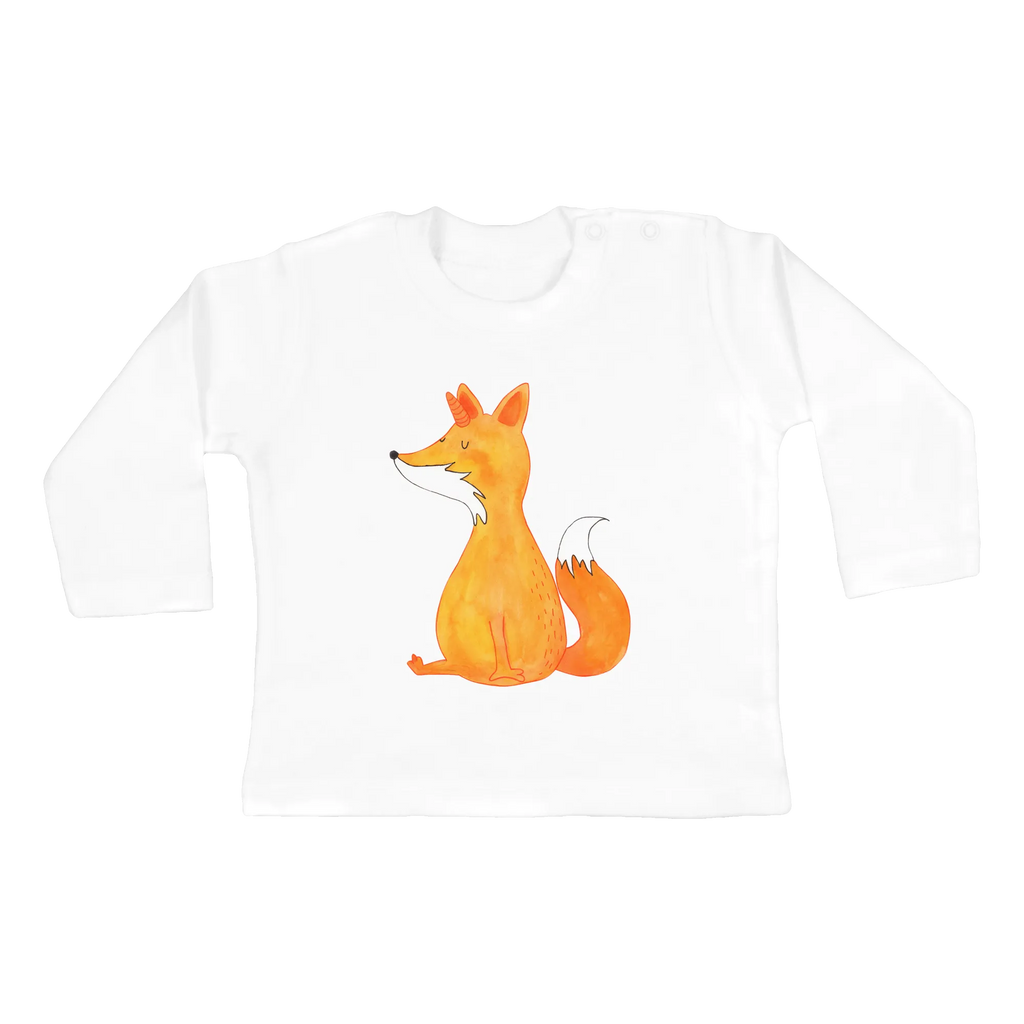 Baby Longsleeve Fuchshörnchen Wunsch Mädchen, Jungen, Baby, Langarm, Bio, Kleidung, Einhorn, Einhörner, Einhorn Deko, Pegasus, Unicorn, Fuchs, Unicorns, Fuchshörnchen, Fuchshorn, Foxycorn, Füchse