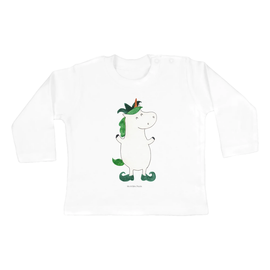 Baby Longsleeve Einhorn Joker Mädchen, Jungen, Baby, Langarm, Bio, Kleidung, Einhorn, Einhörner, Einhorn Deko, Unicorn, Hofnarr, Kasper, Gaukler, Mittelalter