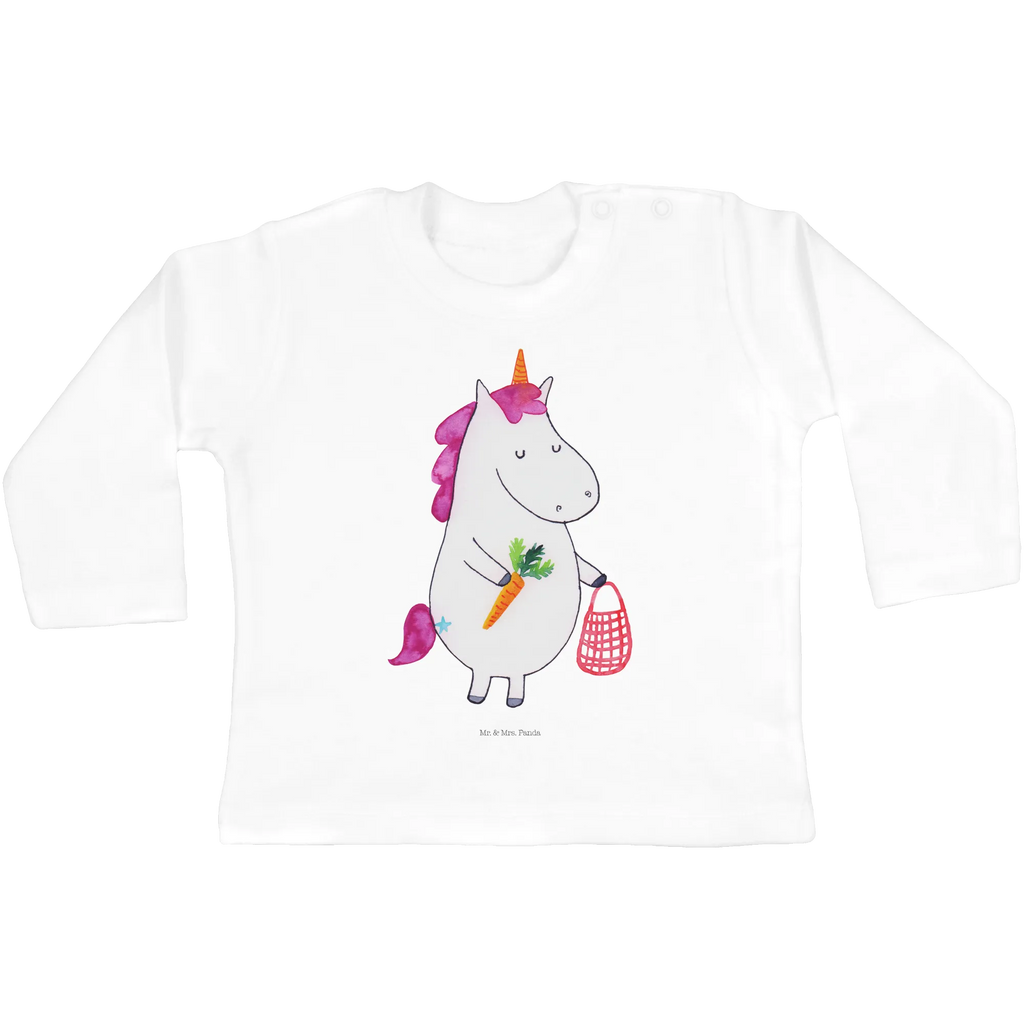 Baby Longsleeve Einhorn Gemüse Mädchen, Jungen, Baby, Langarm, Bio, Kleidung, Einhorn, Einhörner, Einhorn Deko, Pegasus, Unicorn, Biomarkt, Gemüse, Wochenmarkt